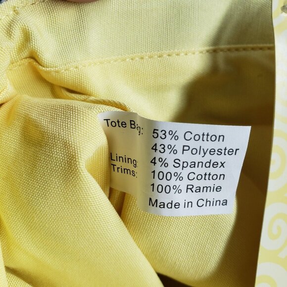 Quacker Factory Shoulder Bag Womens Light Blue Yellow Sea Shell Striped New - Picture 8 of 12